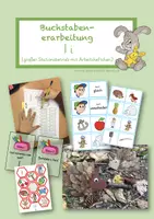 Vorschau - Stationenlernen - Buchstabenerarbeitung I (Stationsbetrieb) - Deckblatt