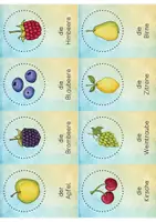 Vorschau - Fördermaterial/Inklusion - Wortkarten Obst - DaZ/Anfangsunterricht - Seite 2