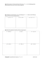 Vorschau - Arbeitsblätter - Übungszettel: Quadratische Gleichungen - Sonderform: ax²+c=0 (mit Lösungen) - Seite 3