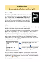 Vorschau - Spiele - Kettenreaktion – Aktives Lesespiel zum Leseverständnis (24-teilig) - Seite 1