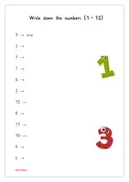 Vorschau - Arbeitsblätter - English: Numbers, time and date + solution - Seite 2