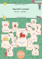Vorschau - Spiele - Bauernhof: Lesespiel - Deckblatt