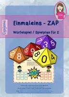Vorschau - Spiele - ZAP! - Einmaleins-Spiel mit dem Würfel - Deckblatt