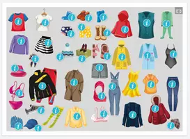 Vorschau - Merkblätter - La Ropa - Interaktive Aufgaben zum Wortfeld Kleidung - Seite 1