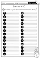 Vorschau - Arbeitsblätter - Sommer - Arbeitsblätter Mix für die 1. und 2. Klasse - Seite 3