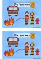 Vorschau - Arbeitsblätter - Die Feuerwehr - Arbeitsheft - Seite 1