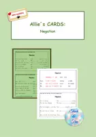 Vorschau - Aufgabenkarten - Allie´s cards English Grammar Negation - Deckblatt