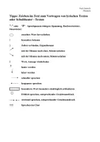 Vorschau - Anderer Materialtyp - Tipps zum Vortragen von lyrischen Texte oder Schultheater Texten - Deckblatt