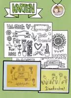 Vorschau - Mal- und Bastelvorlagen - Karten basteln, Kunst, einfache Kunstidee - Deckblatt