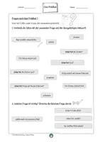 Vorschau - Arbeitsblätter - Fragen nach dem Prädikat, Prädikate erkennen und markieren - Seite 3