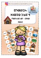 Vorschau - Spiele - Merk es dir-Spiel "Pets" für den Englischunterricht - Deckblatt