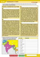 Vorschau - Arbeitsblätter - Textilindustrie in Indien - Deckblatt