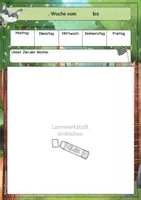 Vorschau - Arbeitsblätter - Logbuch Waschbär 2. Klasse - Editierbar - Seite 2