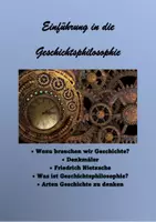 Vorschau - Arbeitsblätter - Einführung in die Geschichtsphilosophie inklusive Lösungen - Deckblatt