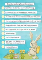 Vorschau - Unterrichtsreihen - Purzelgeschichte - Eine Überraschung für den Osterhasen - Seite 1