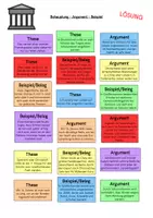 Vorschau - Arbeitsblätter - Argumentation - These, Argument und Beispiel erkennen - Seite 3