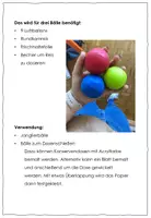Vorschau - Mal- und Bastelvorlagen - Jonglierbälle oder Bälle fürs Dosenschießen - Seite 1