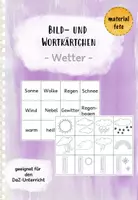 Vorschau - Arbeitsblätter - FREEBIE: Wetter - Wort- und Bildkärtchen - Deckblatt