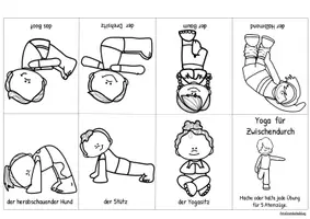Vorschau - Arbeitsblätter - Minibuch Kinderyoga - Seite 3