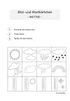 Vorschau - Arbeitsblätter - FREEBIE: Wetter - Wort- und Bildkärtchen - Seite 3