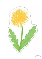 Vorschau - Arbeitsblätter - Prickeln / Ausschneiden „LÖWENZAHN & PUSTEBLUME“ - Frühling - Seite 3
