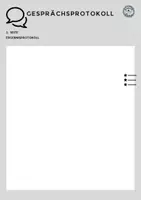 Vorschau - Anderer Materialtyp - Classroom Management: Gesprächsprotokollbogen blanko - Seite 2