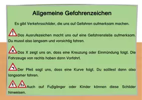 Vorschau - Fördermaterial/Inklusion - Kartei zur Groß- und Kleinschreibung: Verkehrsschilder (Druckschrift) - Seite 3
