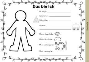 Vorschau - Arbeitsblätter - Abschluss Klasse 4 - Erinnerungsrolle Grundschule - Seite 3