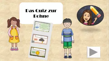 Vorschau - Interaktives Material - interaktives Quiz zur Bohne passend zur Lesekartei - Deckblatt