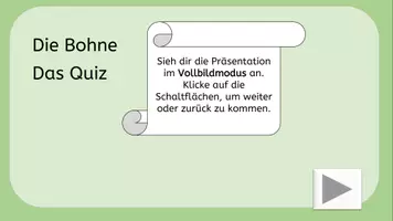Vorschau - Interaktives Material - interaktives Quiz zur Bohne passend zur Lesekartei - Seite 1
