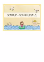 Vorschau - Aufgabenkarten - Schüttelsätze zum Thema "Sommer" - Seite 2