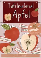 Vorschau - Unterrichtsreihen - Der Apfel - Materialpaket: Bildkarten, Experimente, Arbeitsblätter, Bastelanleitung - Seite 1