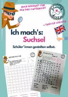 Vorschau - Arbeitsblätter - Vorlage: Ich mach's selbst - Suchsel - Deckblatt