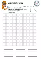 Vorschau - Arbeitsblätter - Vorlage: Ich mach's selbst - Suchsel - Seite 1