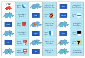 Vorschau - Spiele - Kantone der Schweiz – Dominospiel - Seite 1