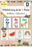 Vorschau - Poster - Artikelschulung ab der 1. Klasse - Bildkarten/Tafelmaterial - Deckblatt
