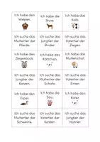 Vorschau - Spiele - Lesespiel Tierfamilien Bauernhoftiere (Haustiere) - Seite 3