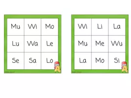 Vorschau - Spiele - Silben lesen I 24 Bingos I Silbenbingos - Seite 3
