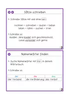 Vorschau - Stationenlernen - Kartei: Vorsilbe ver- - Seite 3