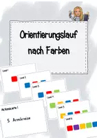 Vorschau - Spiele - Sport/ Orientierungslauf nach Farben - Deckblatt