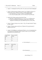 Vorschau - Arbeitsblätter - Textaufgaben zu Zuordnungen - Deckblatt