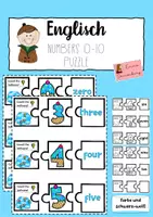 Vorschau - Arbeitsblätter - Materialpaket Numbers 0-20 Puzzles/Arbeitsblätter und Merkblätter - Seite 1