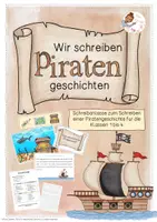Vorschau - Unterrichtsreihen - Piratengeschichten - Schreibanlässe für die Klassen 1 bis 4 - Deckblatt