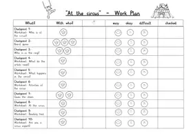 Vorschau - Arbeitsblätter - At the circus - Stationsplan - Seite 2