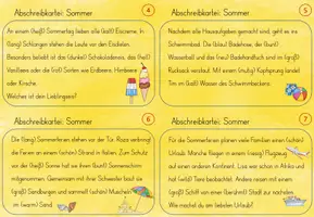 Vorschau - Arbeitsblätter - Abschreib-Paket Sommer - Seite 3