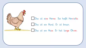 Vorschau - Fördermaterial/Inklusion - Materialpaket: interaktive Leserätsel Klasse 1 (3 für 2) - Seite 2