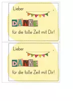 Vorschau - Mal- und Bastelvorlagen - Abschiedsgeschenk - Kleines Fotoalbum - Seite 2