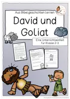 Vorschau - Unterrichtsreihen - David gegen Goliat - Aus Bibelgeschichten lernen - Deckblatt
