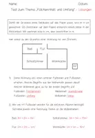 Vorschau - Arbeitsblätter - Test zum Thema Flächeninhalt und Umfang - Seite 3