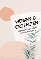 Vorschau - Arbeitsblätter - Stoffverteilungsplan Lehrplan PLUS, Werken und Gestalten 5 - Deckblatt